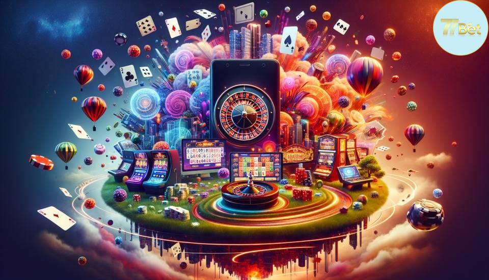 Kho game đa dạng và hấp dẫn tại 77bet